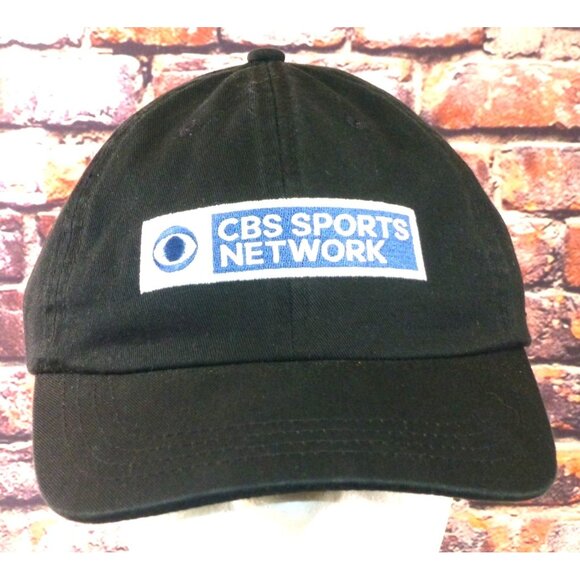 CBS Sports Network Black Adjustable Baseball Cap By Captiv8 Promotions - Picture 1 of 6